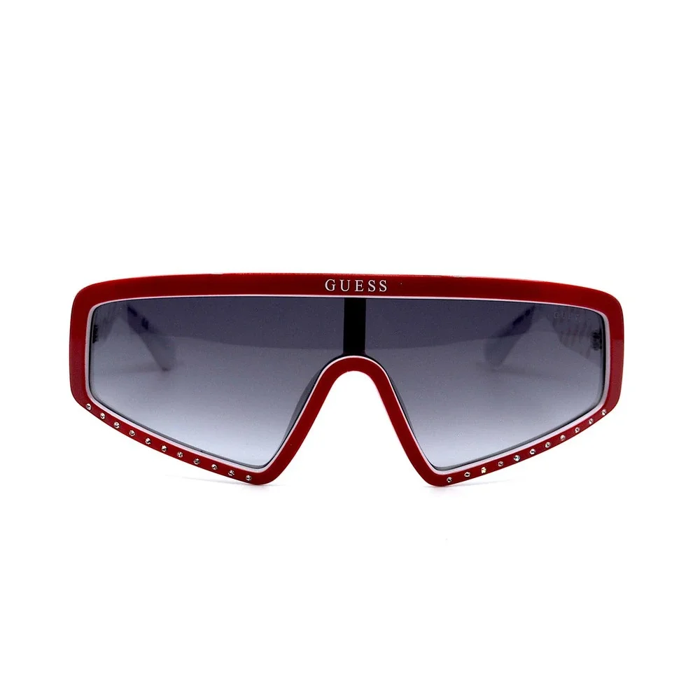 NEW GUESS GU7695-S/S 66B RED GREY LENS AUTHENTIC SUNGLASSES - Picture 3 of 11